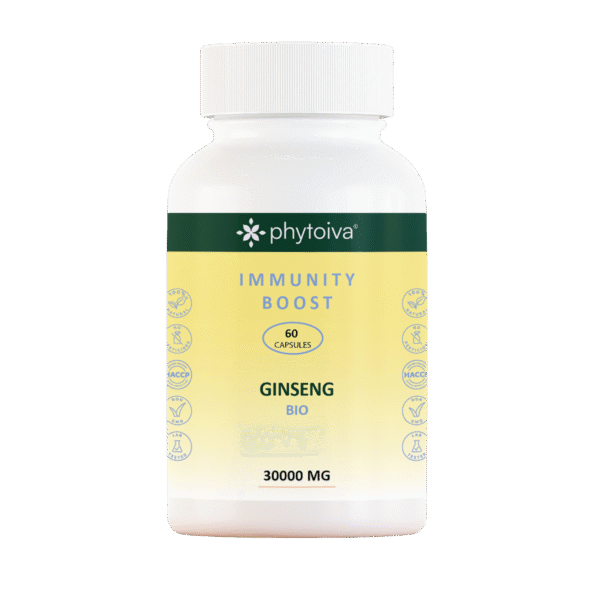 Panax Ginseng 500mg – 60 Vegan Capsules
