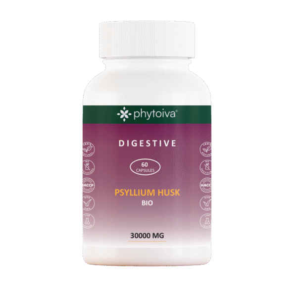 Psyllium Husk Capsules – Gentle Digestive Support